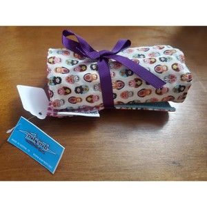 Handmade NWT Baby Bolt Crayon Roll Pencil/Crayon Holder Crayons Included Cute